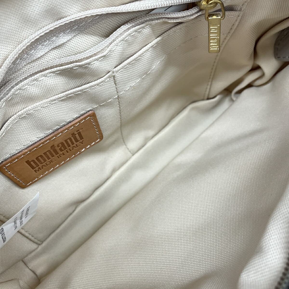 Bonfanti 2WAY mini shoulder bag in excellent condition, nylon/olive, ladies' 4