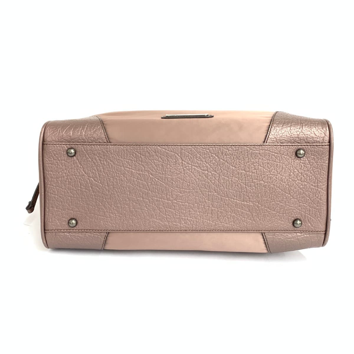 BURBERRY LONDON Tote Bag - Nylon x Leather - Brown - Women's 5