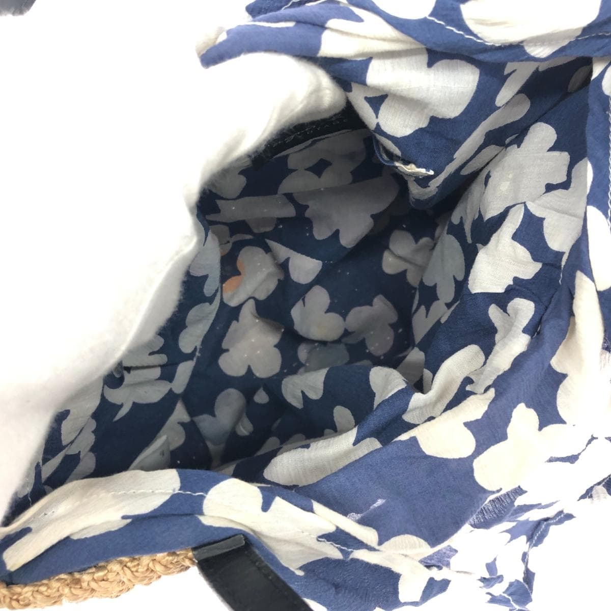 agnes b. VOYAGE Agnes B. Voyage Tote Bag / Basket Bag Raffia Beige Ladies 8