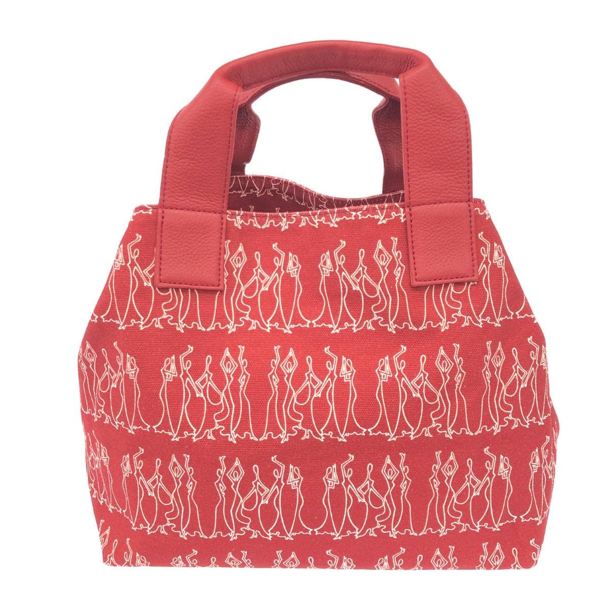 IBIZA Ibiza Tote Bag Good Condition Canvas Red Women's