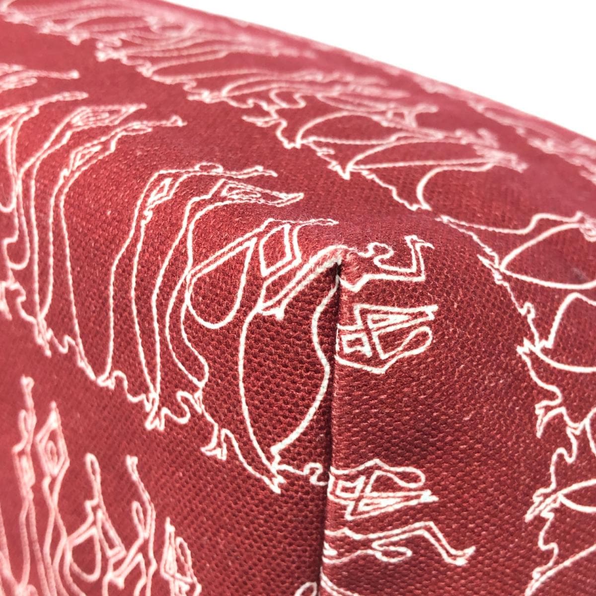 IBIZA Ibiza Tote Bag Good Condition Canvas Red Women's 8