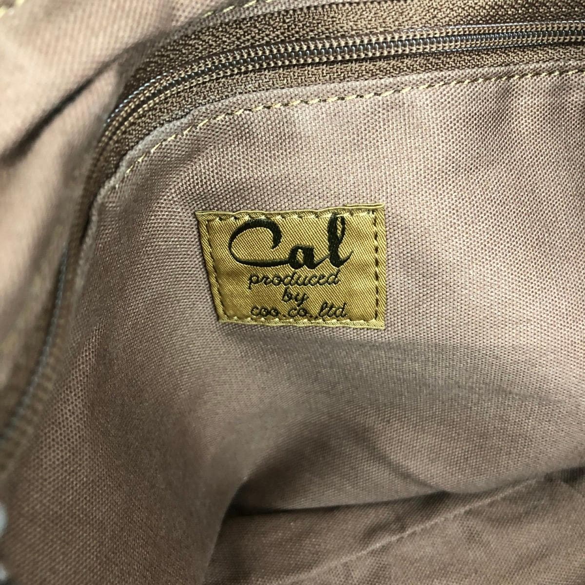 Cal tote bag, flower wood parts, leather, multicolor, ladies 7