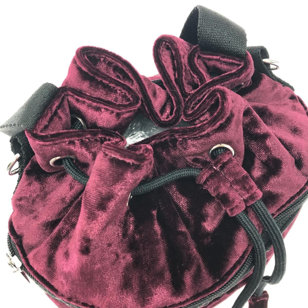LeSportsac 2WAY Bag / Bucket Good Condition Velvet Bordeaux Ladies 5