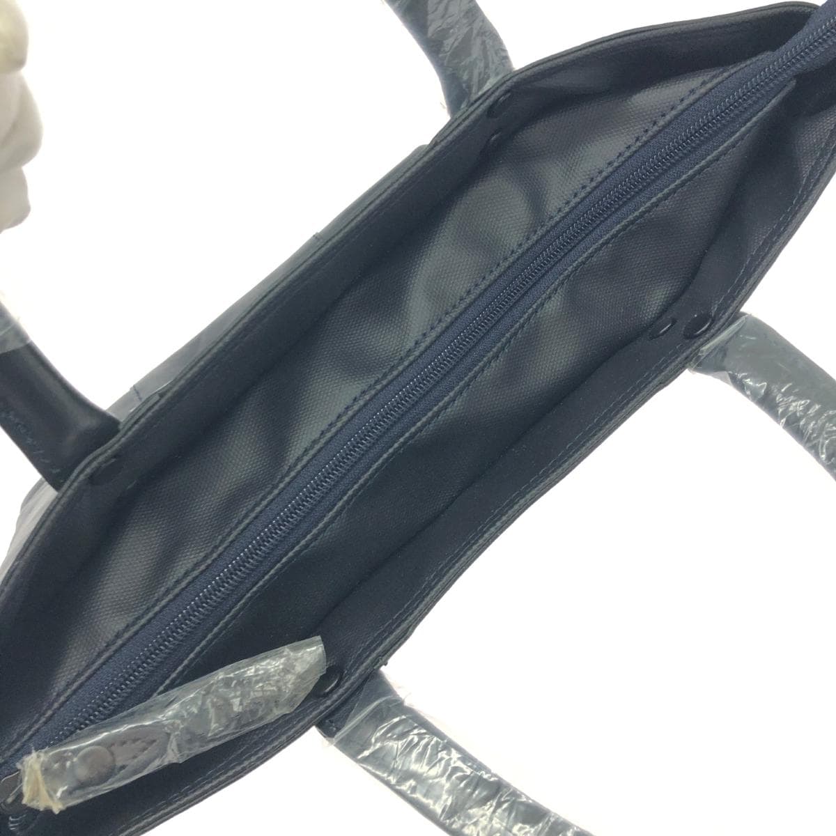 HARVEST LABEL Tote Bag Like New Beard/Leather Navy Men's 5