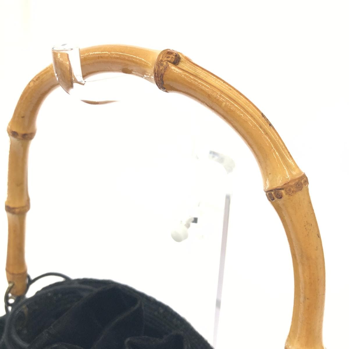 Bilitis Basket Bag Good Condition Black Ladies 4