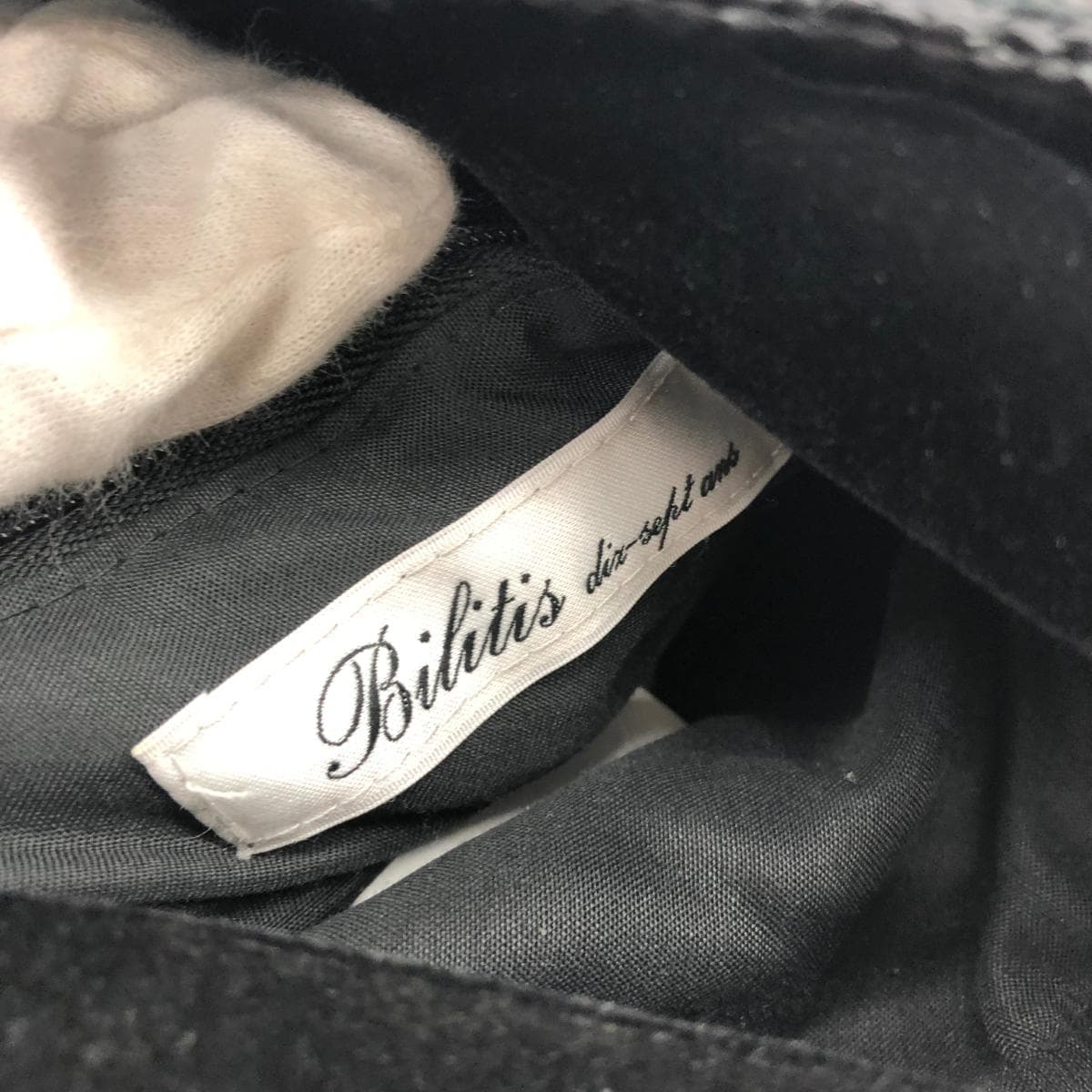 Bilitis Basket Bag Good Condition Black Ladies 8