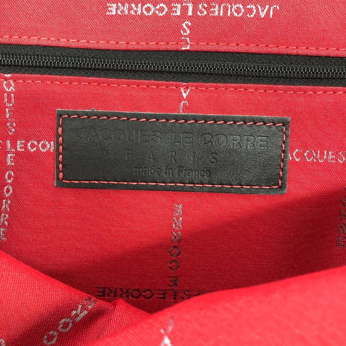 JACQUES LE CORRE Body Bag Leather Blue Men's 7