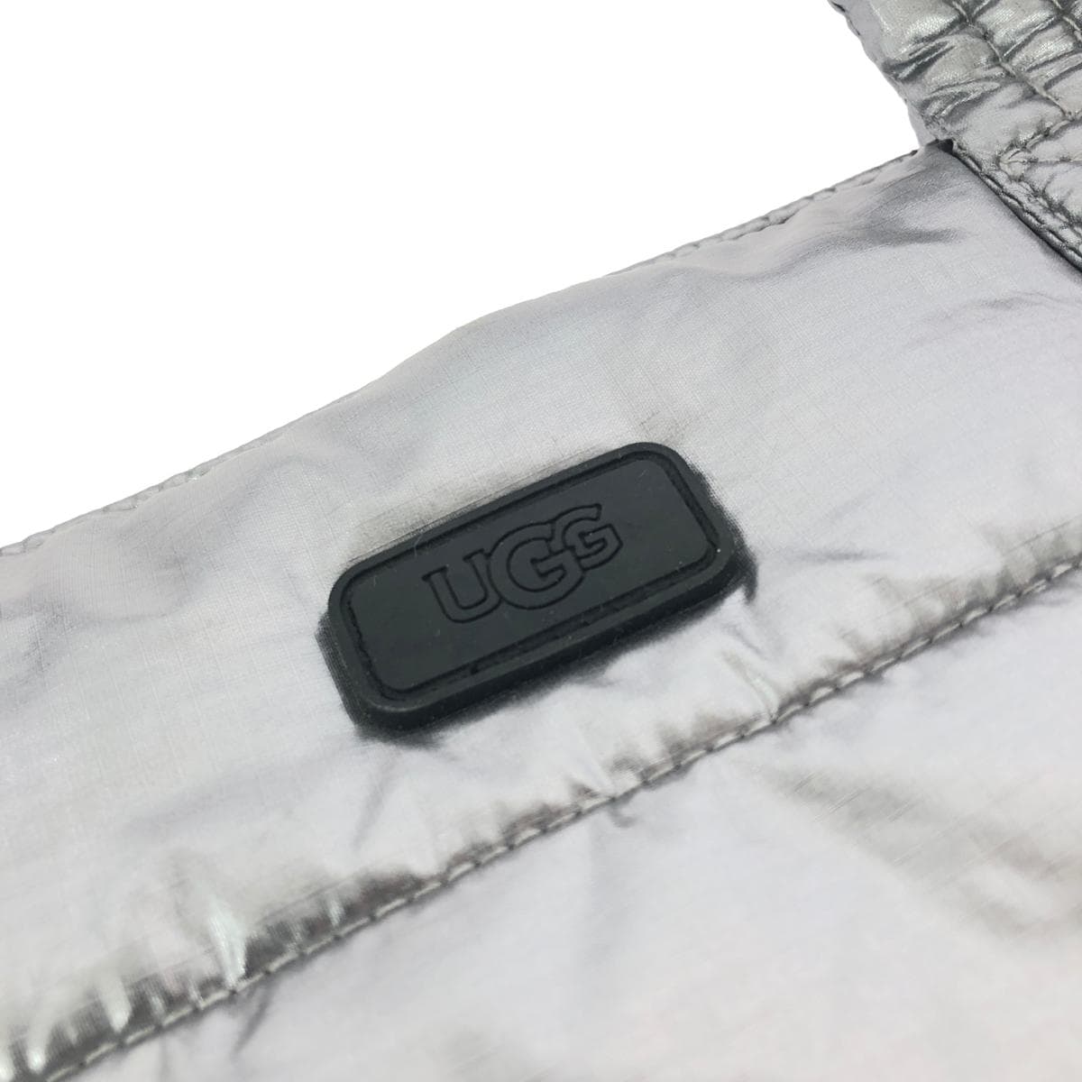 UGG Crystal Puffer Tote Nylon Silver Color for Women 6