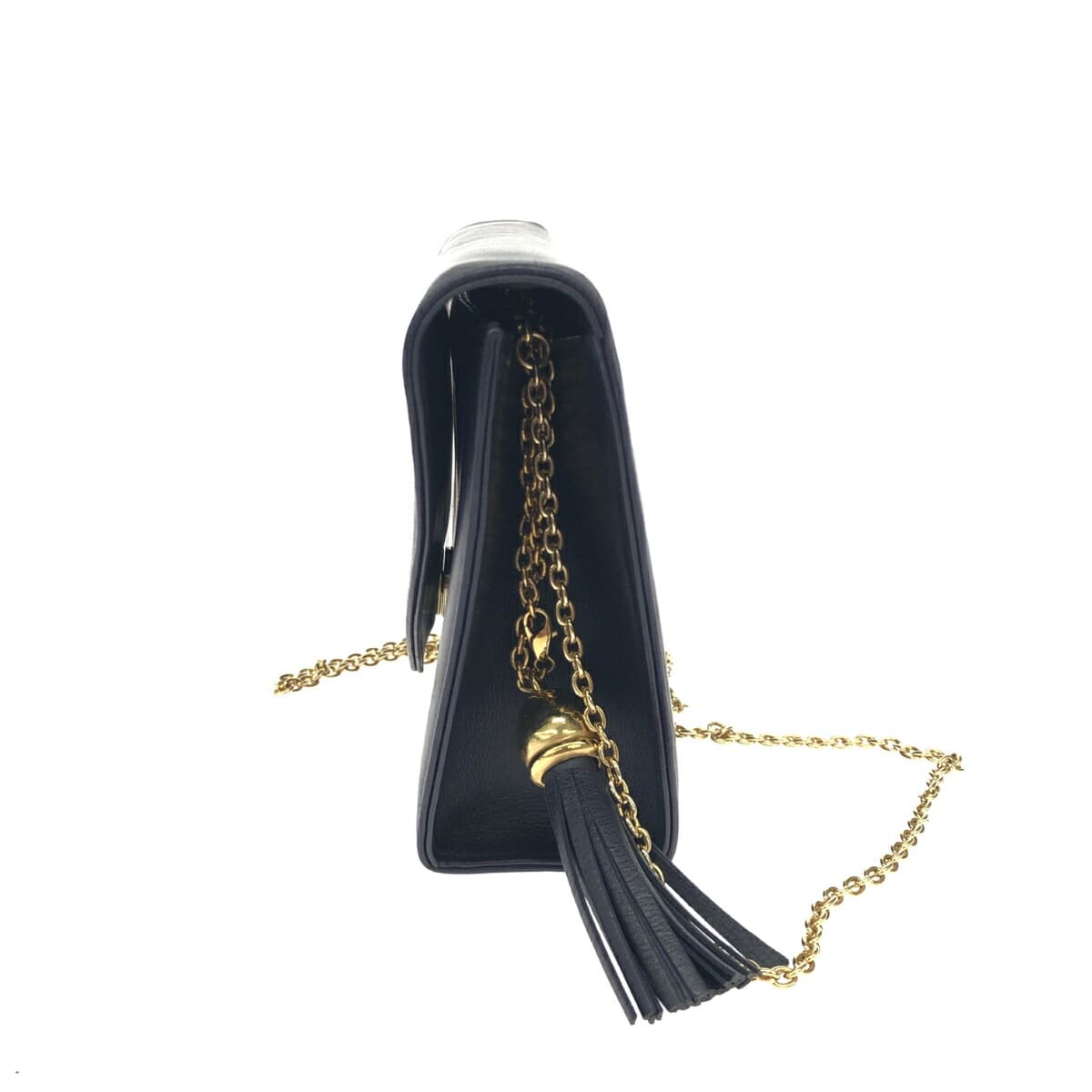 Artelavoro Alteravolo Alteravolo/Chain Clutch Shoulder Bag Tassel/Leather Navy Ladies 2