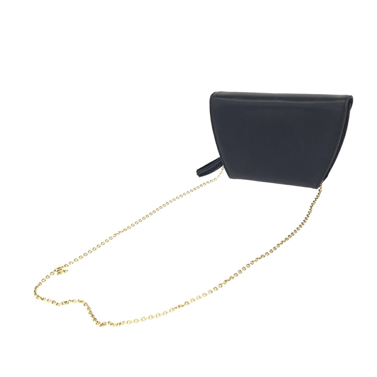 Artelavoro Alteravolo Alteravolo/Chain Clutch Shoulder Bag Tassel/Leather Navy Ladies 3