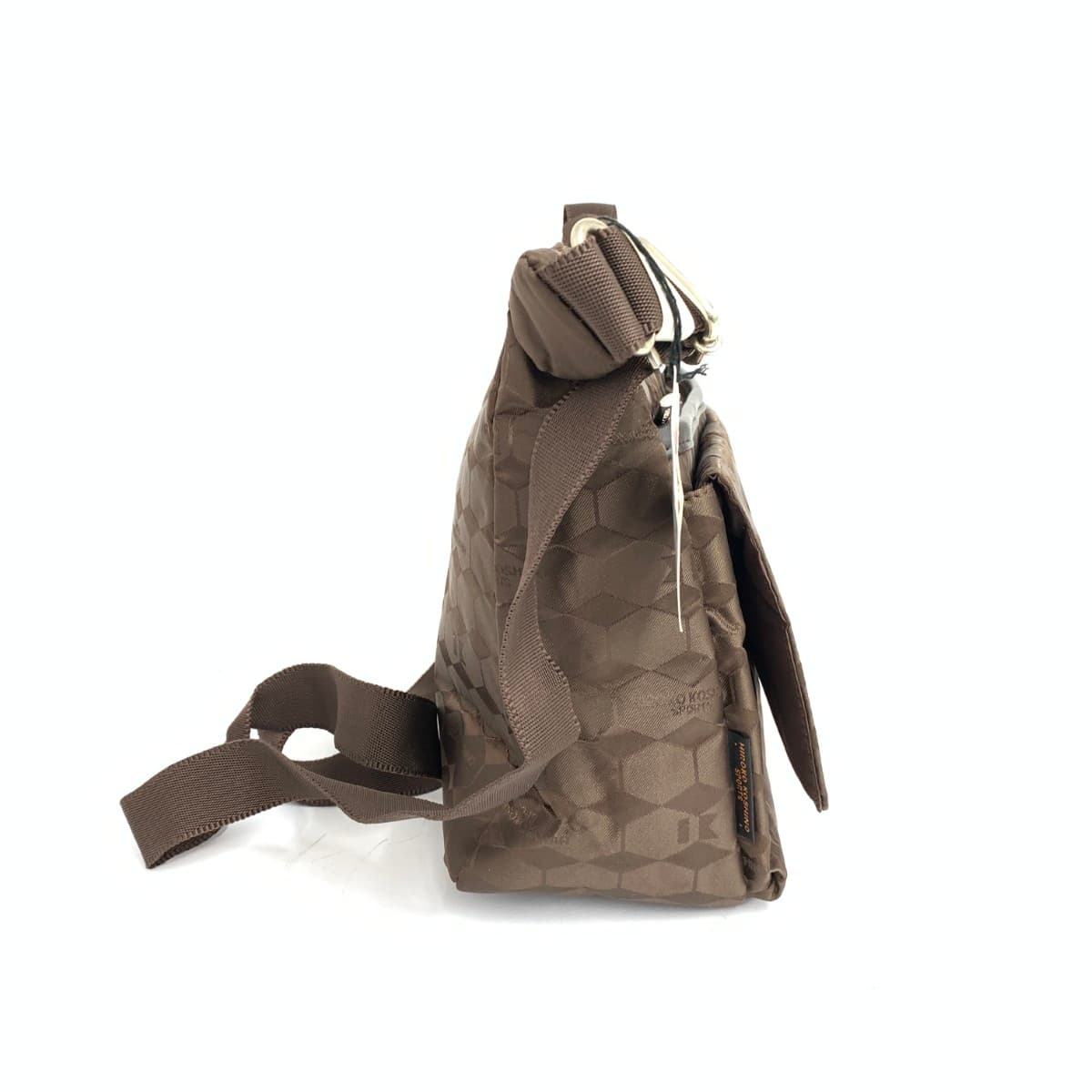HIROKO KOSHINO Hiroko Koshino Sports/Shoulder Bag in excellent condition, logo/nylon, brown, ladies 2