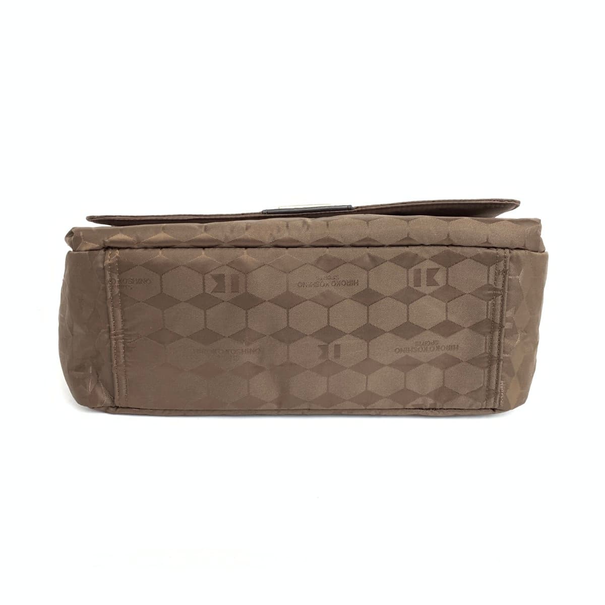 HIROKO KOSHINO Hiroko Koshino Sports/Shoulder Bag in excellent condition, logo/nylon, brown, ladies 4