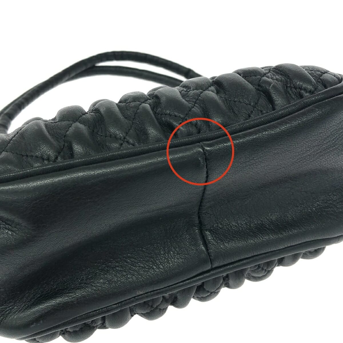 Handbag Mini Bag Frame Handbag Leather Black Women's 7