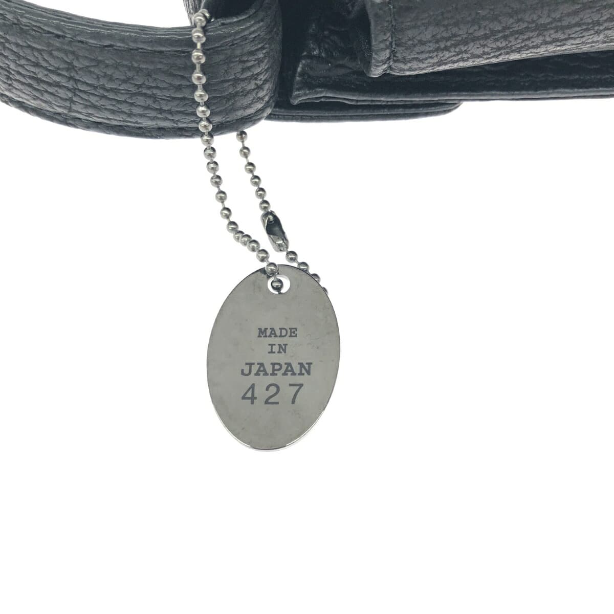 Sharkskin handbag in excellent condition, JRA certified, black, for ladies 8