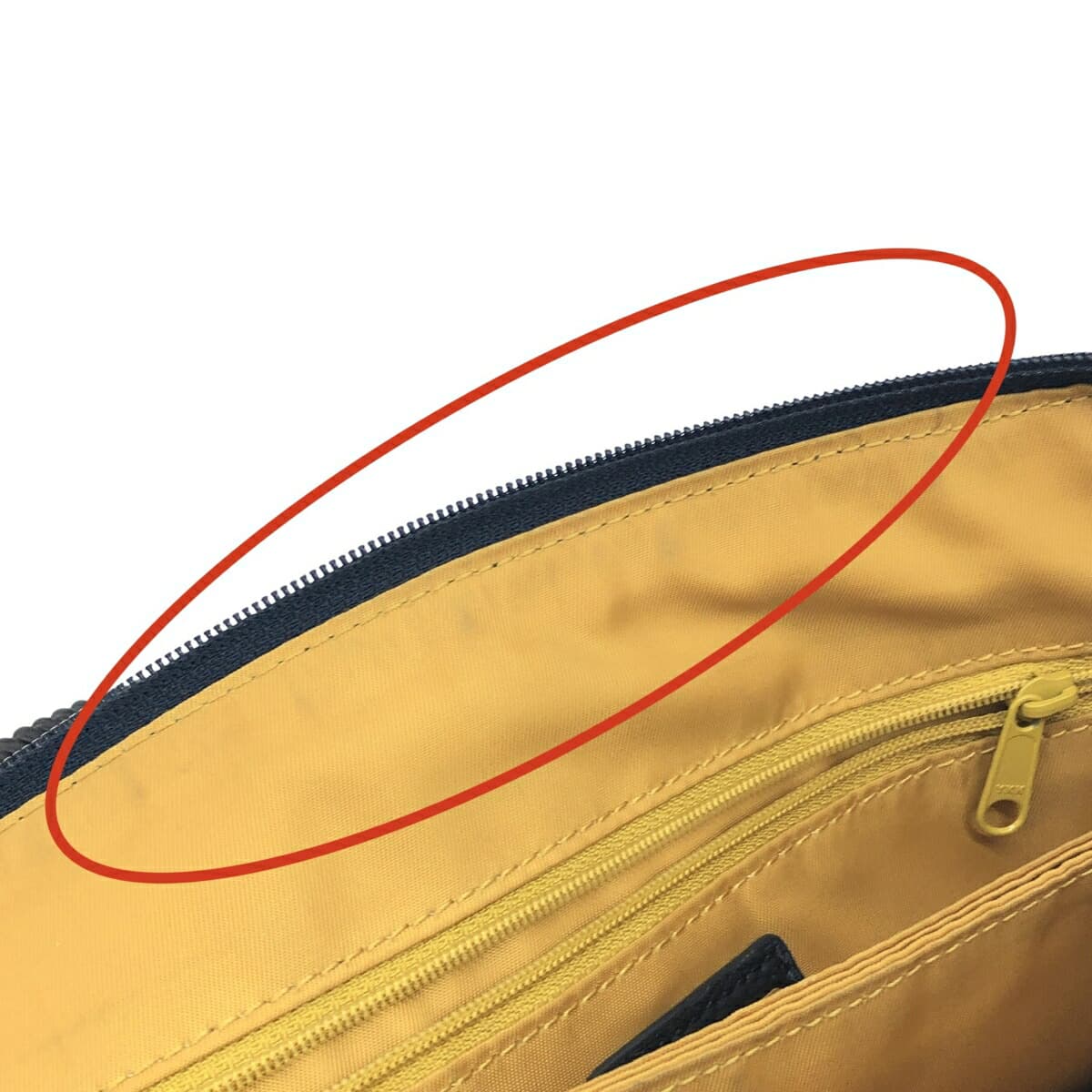 Ginza Yoshinoya One Shoulder Bag - Woven Handle / Leather - Navy - Women's 6