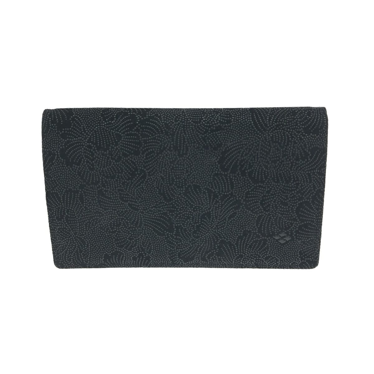 Takamatsu Inden Clutch Bag - Inden / Black Ground Deer Leather with Black Lacquer - Black for Women