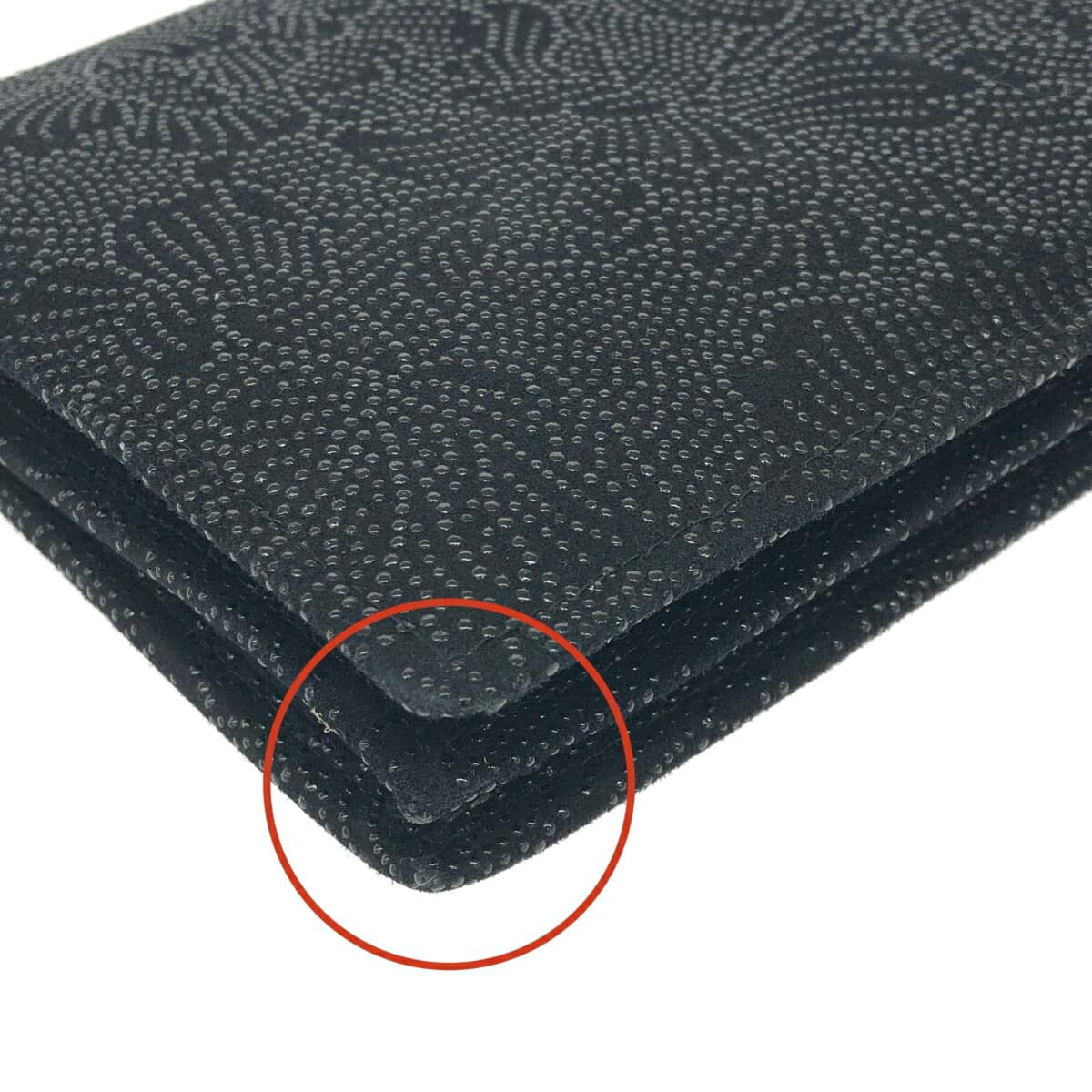 Takamatsu Inden Clutch Bag - Inden / Black Ground Deer Leather with Black Lacquer - Black for Women 6