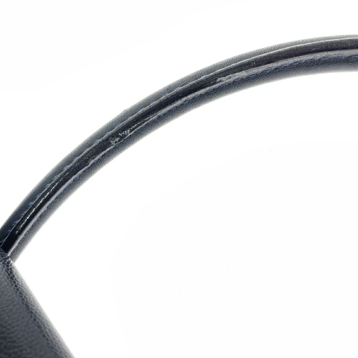 Marie Claire tote bag, leather, navy, women's 9