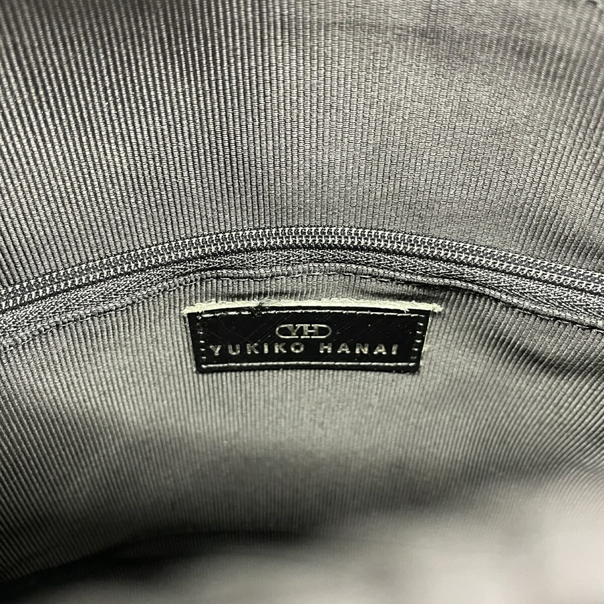 Yukiko Hanai One Shoulder Bag Leather Black Women's 7