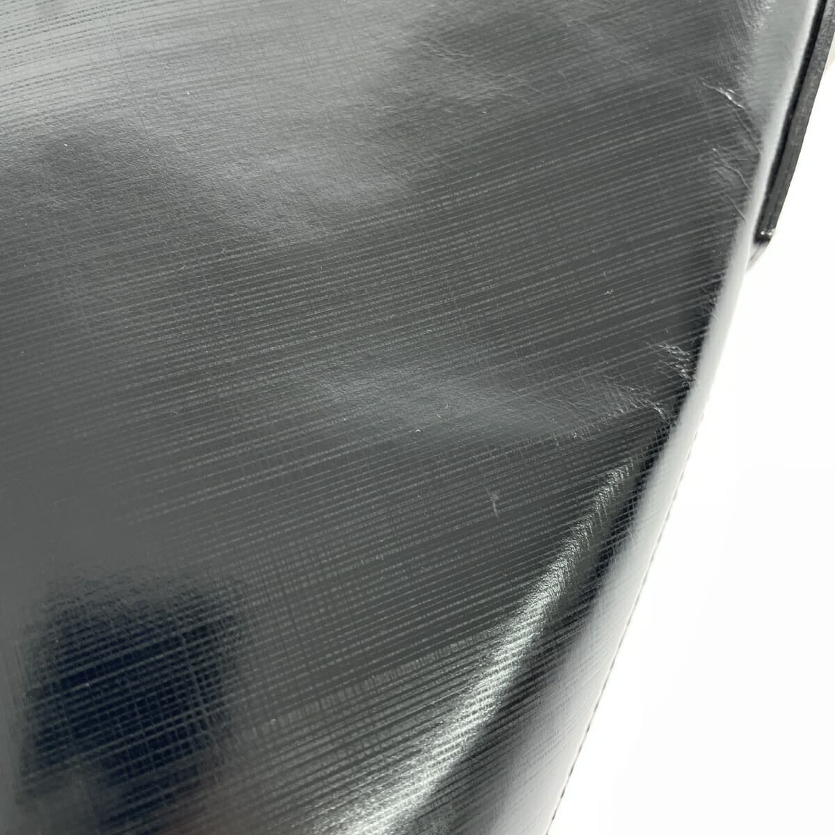 Yukiko Hanai One Shoulder Bag Leather Black Women's 8