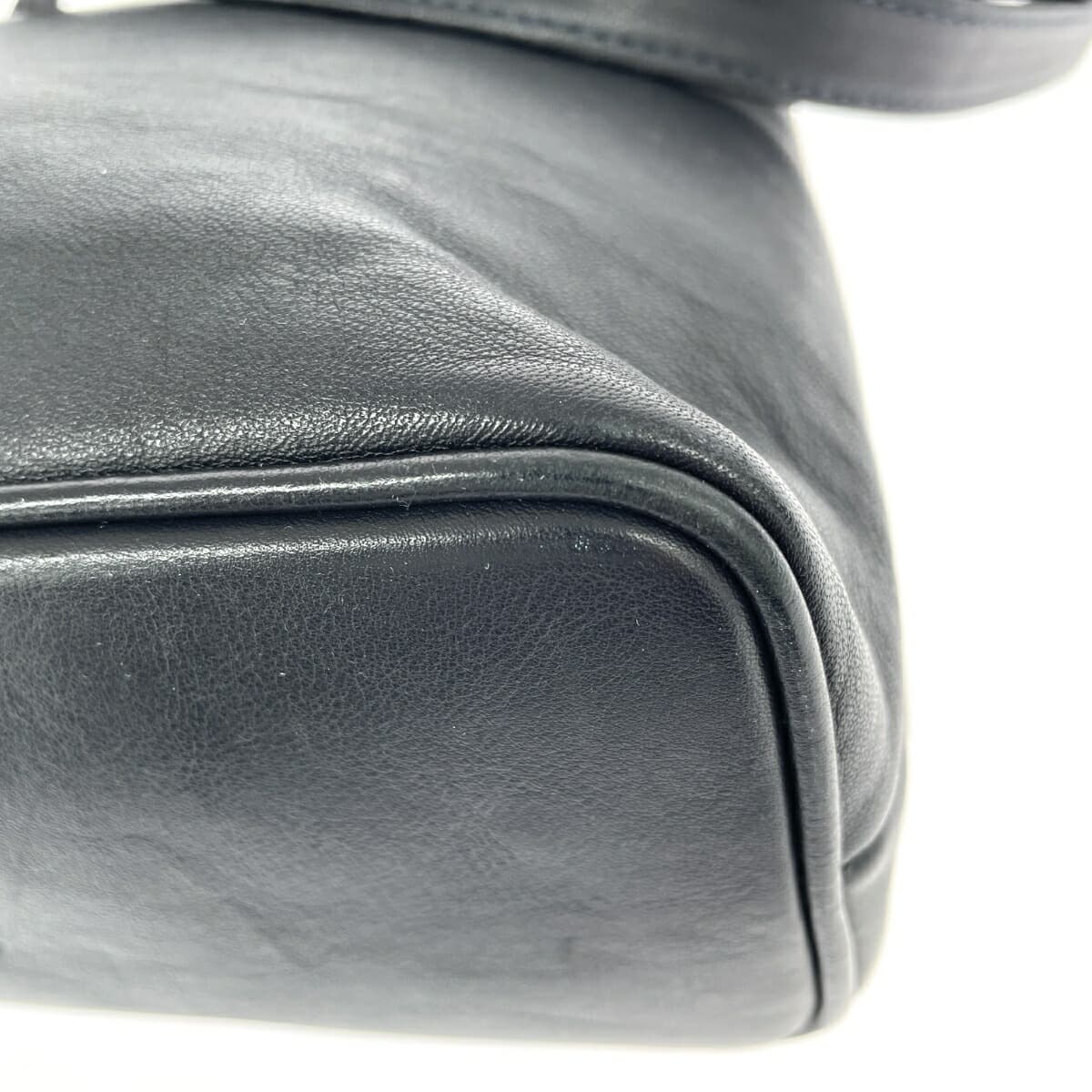 Paloma Picaso Shoulder Tote Bag Logo Leather Black Ladies 10