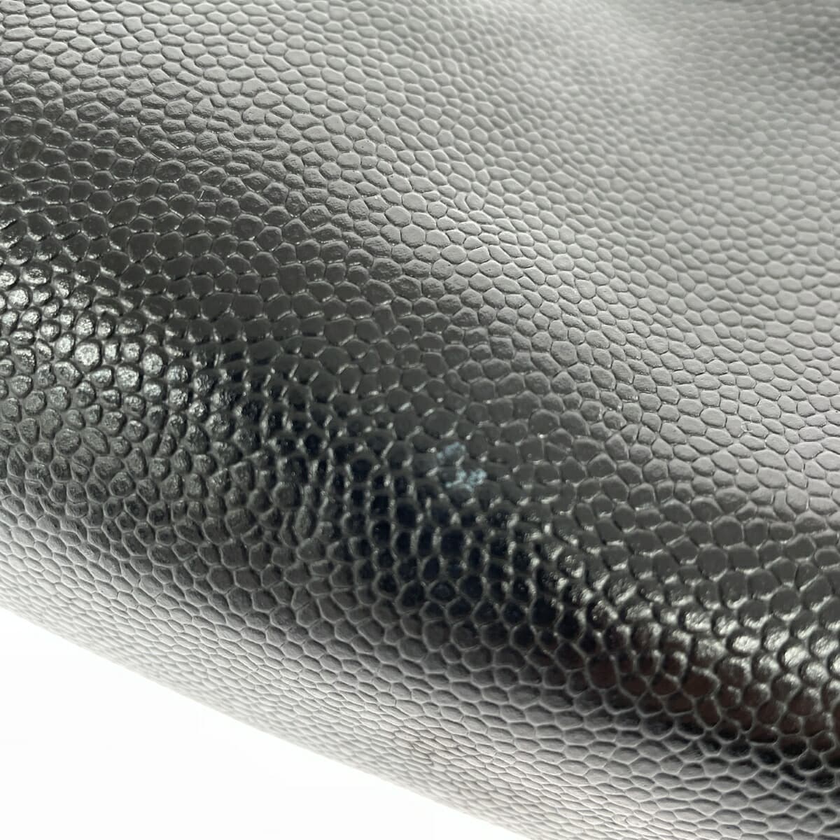 NINA RICCI Nina Ricci Chain Mini Shoulder Bag NR Logo Ribbon PVC Black Women's 8