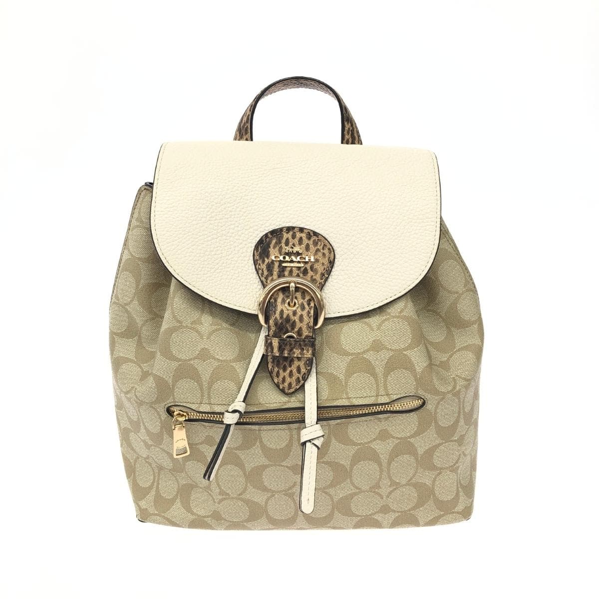 COACH Backpack/Backpack/Cryo Excellent condition Signature/PVC CA426 Beige Women's