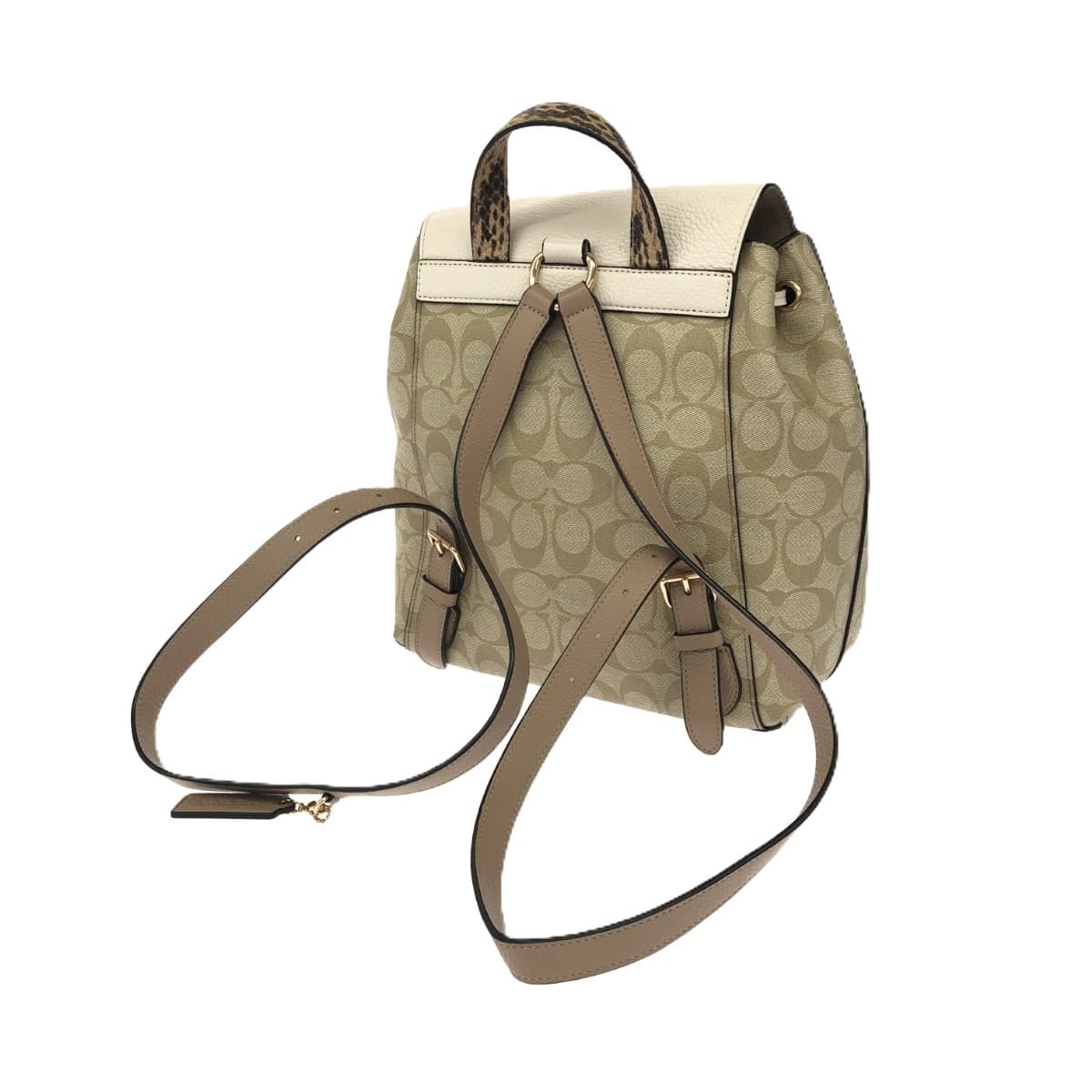 COACH Backpack/Backpack/Cryo Excellent condition Signature/PVC CA426 Beige Women's 3