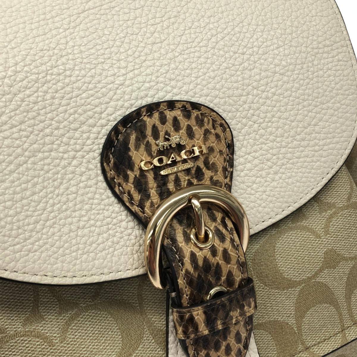 COACH Backpack/Backpack/Cryo Excellent condition Signature/PVC CA426 Beige Women's 5