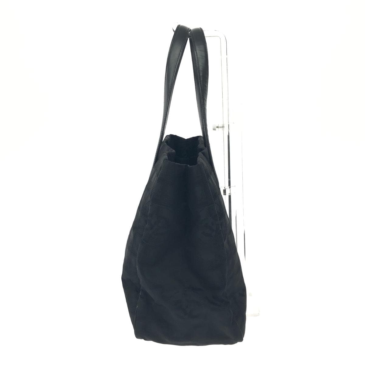 CHANEL Tote Bag MM Good Condition Neutral Travel Line/Nylon/Black A15991 Black Ladies 2