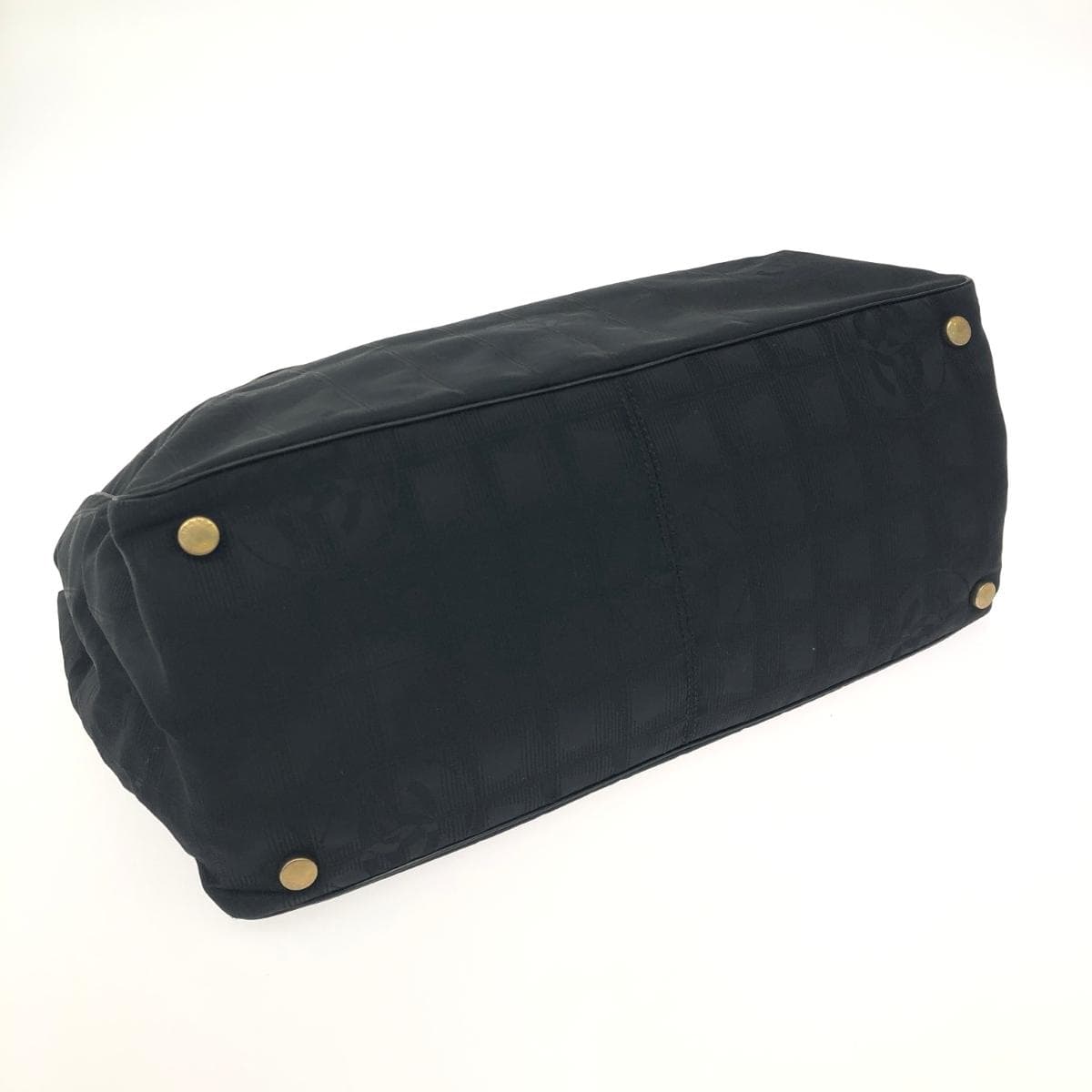 CHANEL Tote Bag MM Good Condition Neutral Travel Line/Nylon/Black A15991 Black Ladies 4