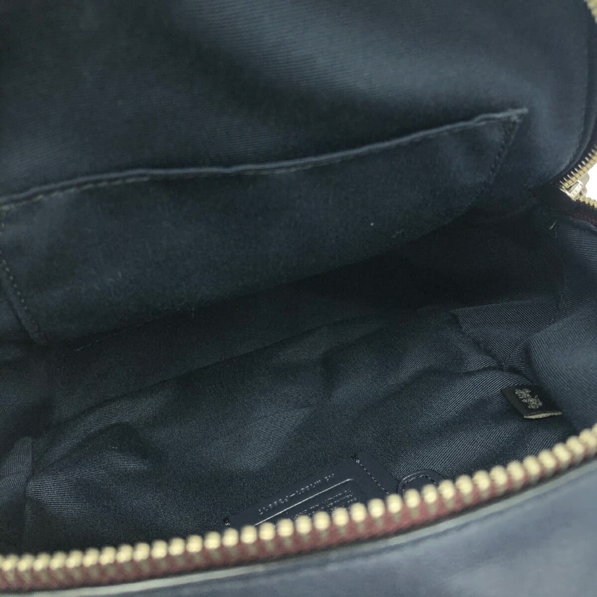 COACH Backpack Patchwork/Rhinestones/Denim x Leather Navy for Women 6