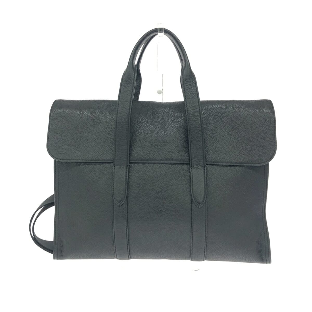 COACH 2WAY Bag Leather 58097 Black Men's