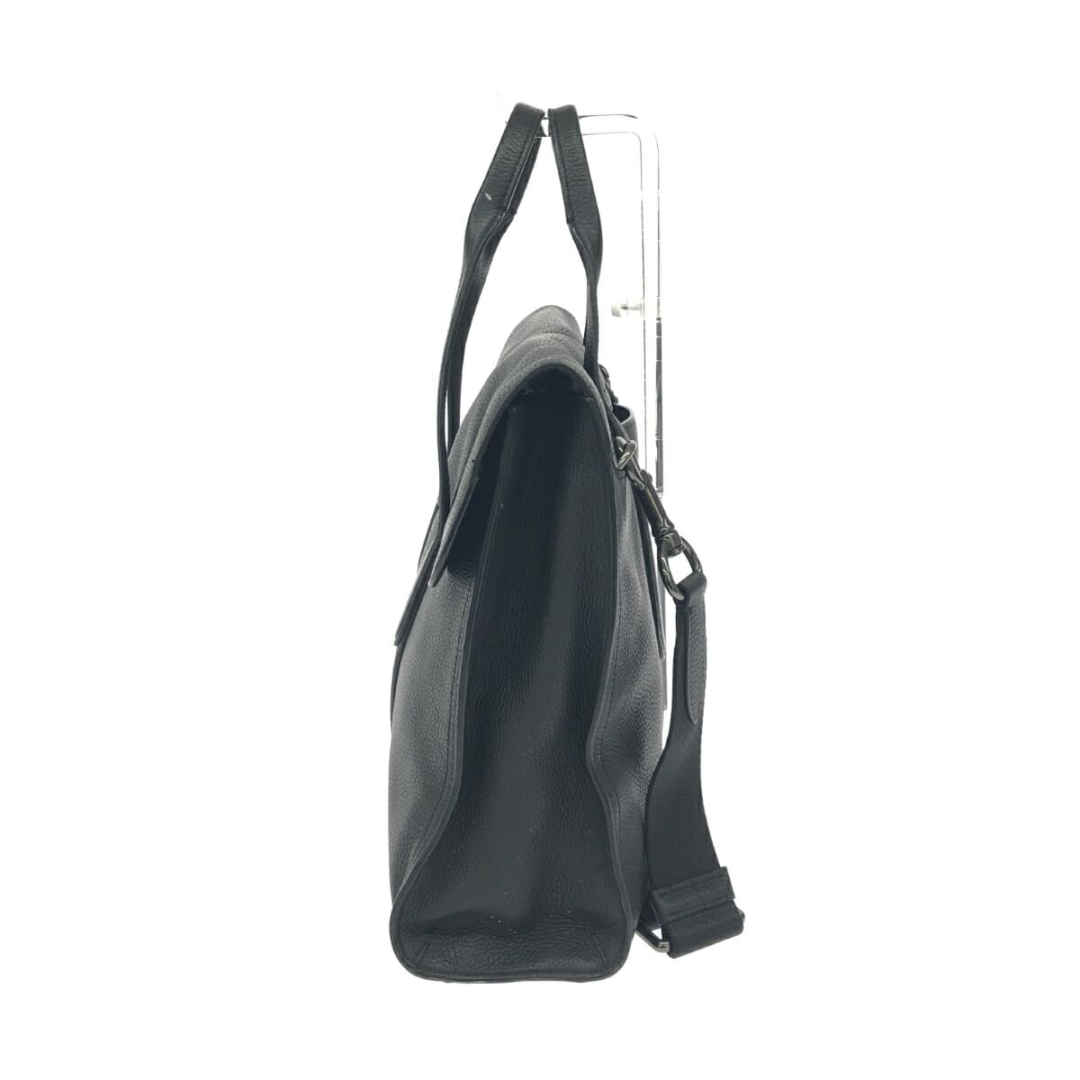 COACH 2WAY Bag Leather 58097 Black Men's 2