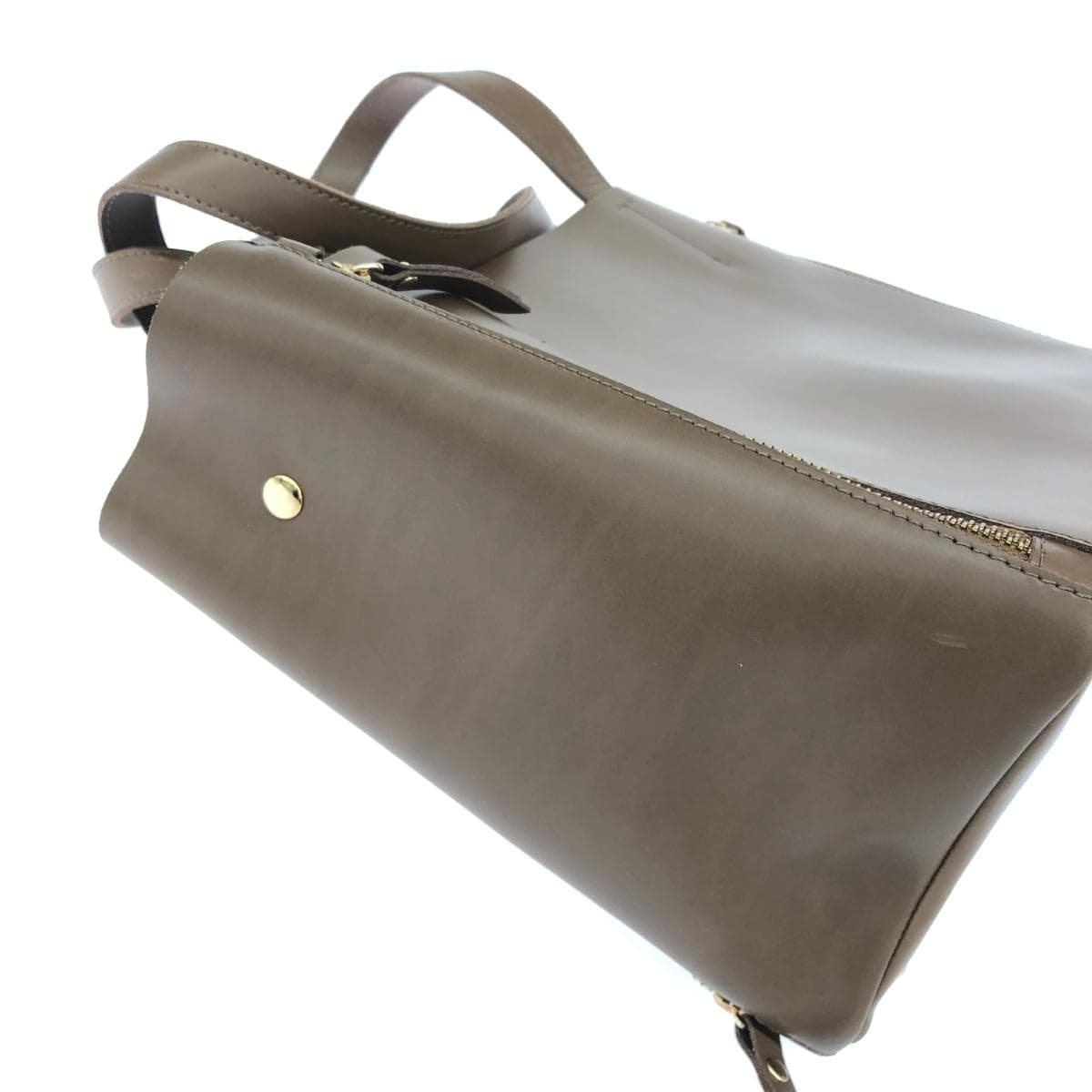 BARCOS Balcos Tote Bag in Excellent Condition Leather Brown for Women 7