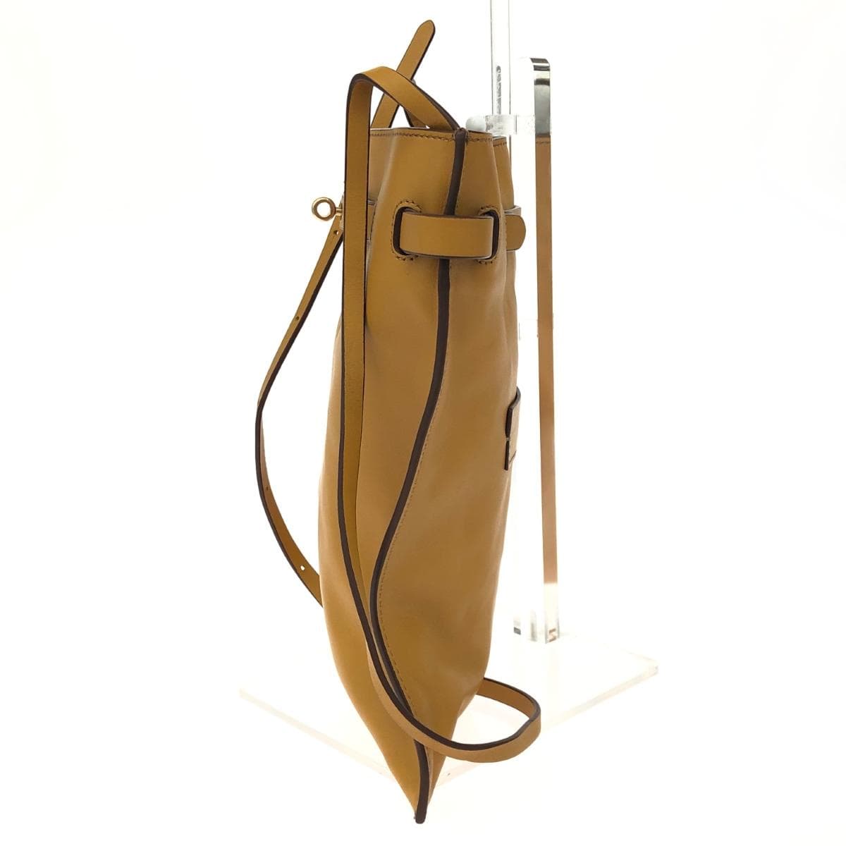 ORSETTO Orsetto Shoulder Bag Good Condition Leather Beige Women's 2