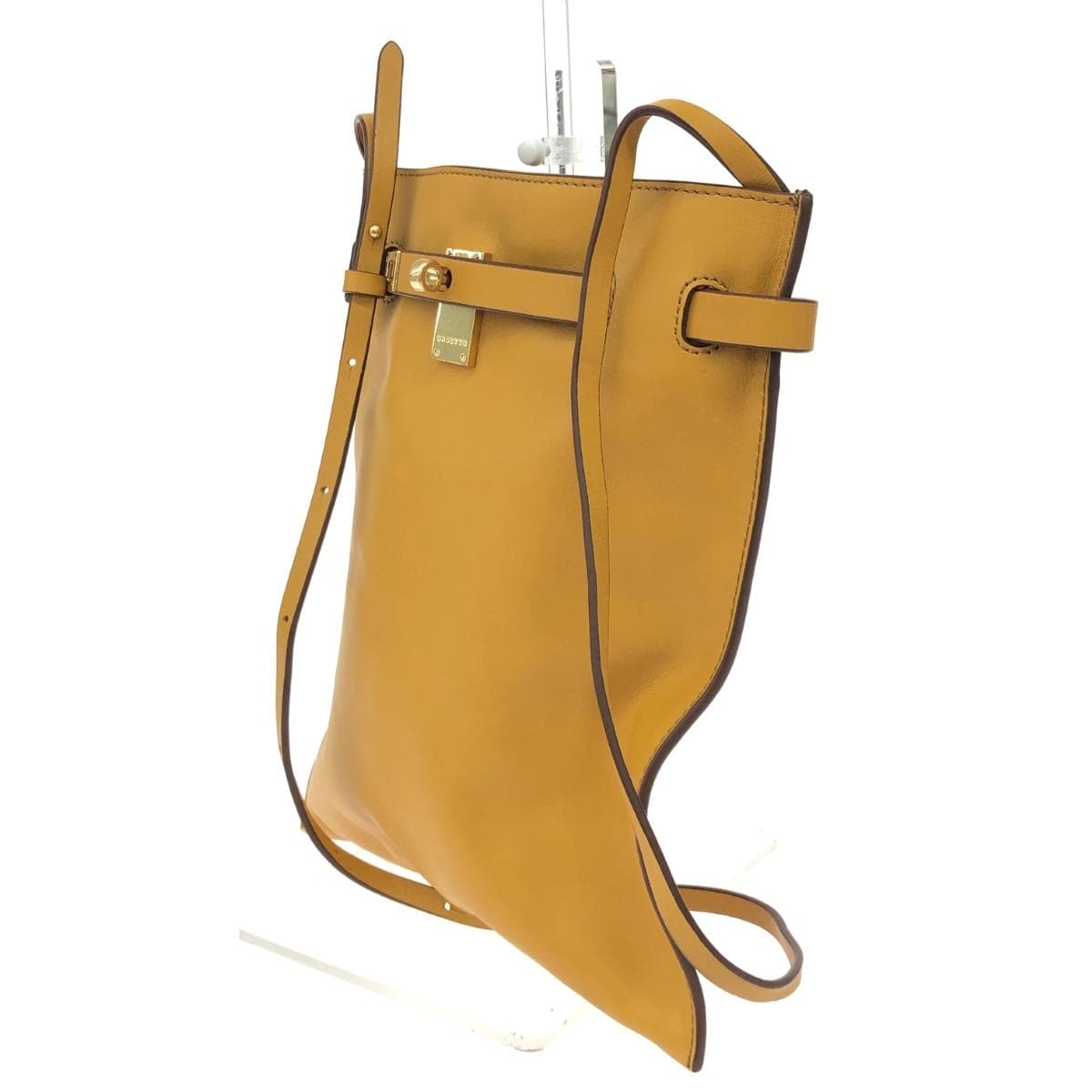 ORSETTO Orsetto Shoulder Bag Good Condition Leather Beige Women's 3