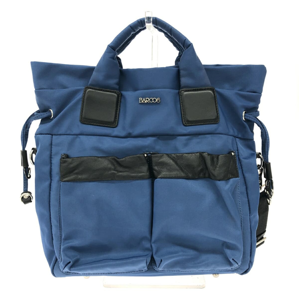 BARCOS Balcos Multiway Backpack Good Condition Primo/Nylon Blue Women's