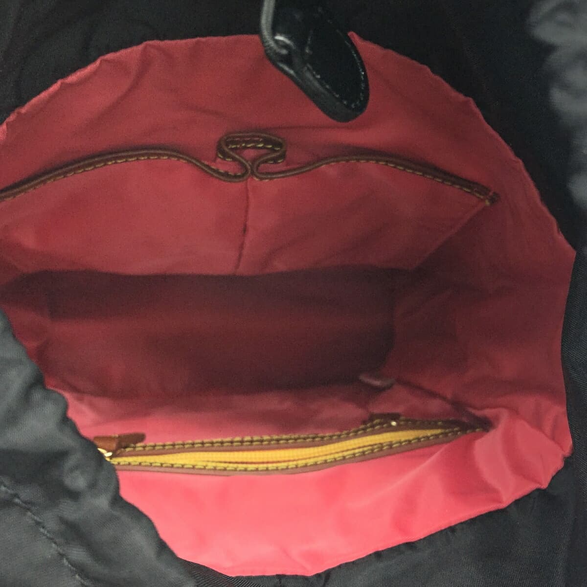 Russet Rassit Backpack Monogram/Nylon Gray Ladies 5