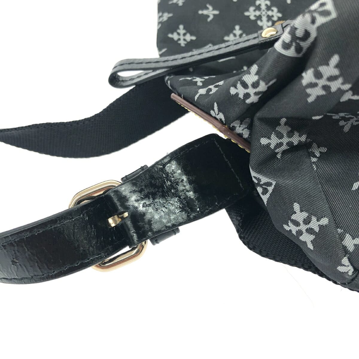 Russet Rassit Backpack Monogram/Nylon Gray Ladies 8