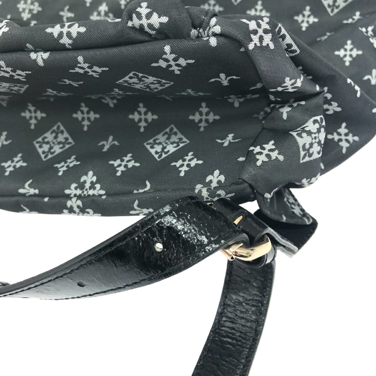 Russet Rassit Backpack Monogram/Nylon Gray Ladies 9