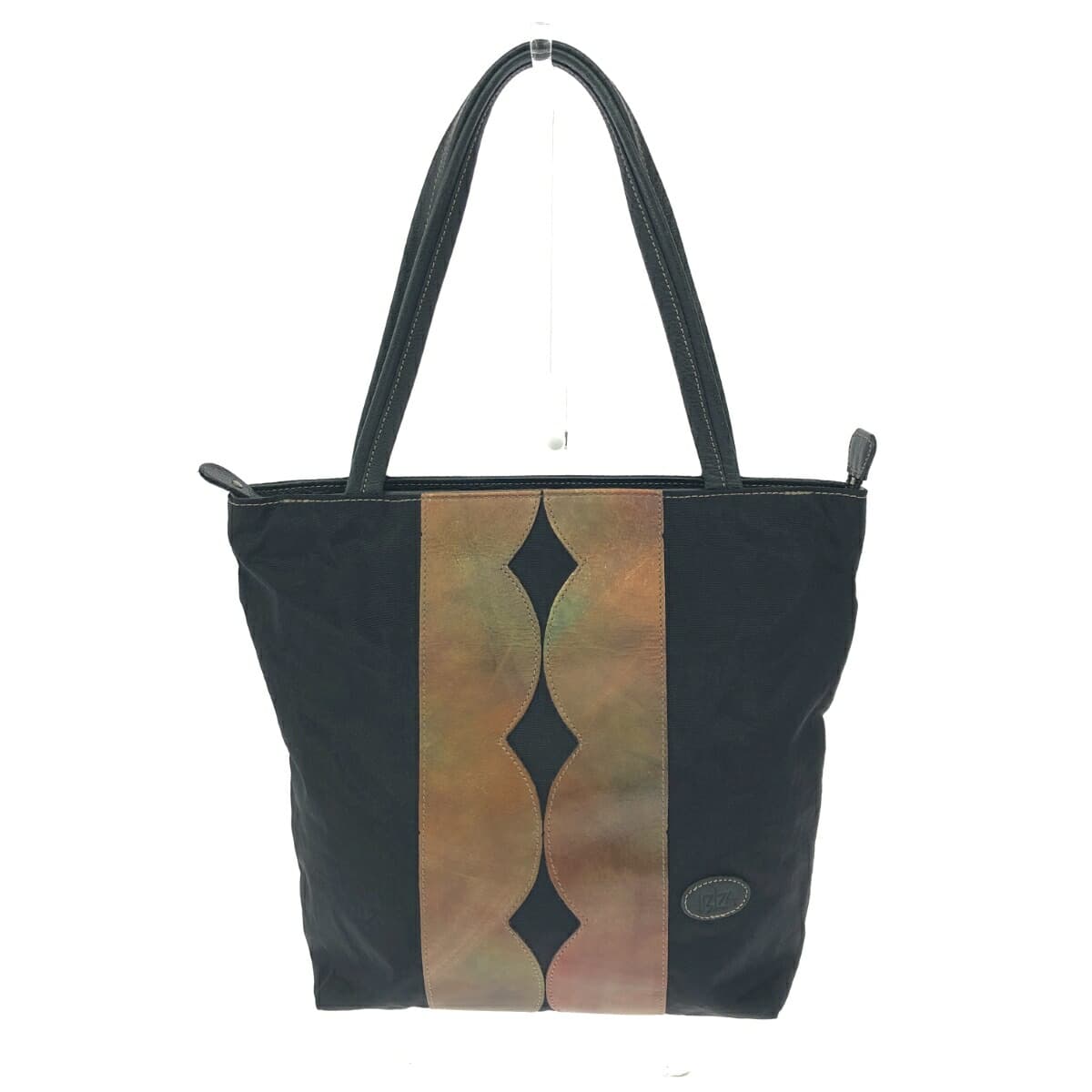 IBIZA Ibiza Tote Bag Nylon × Leather Black Women's