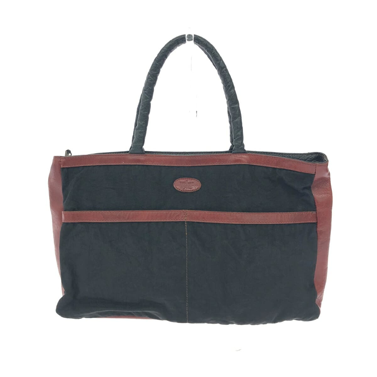 IBIZA Ibiza Tote Bag Nylon × Leather Black Women's