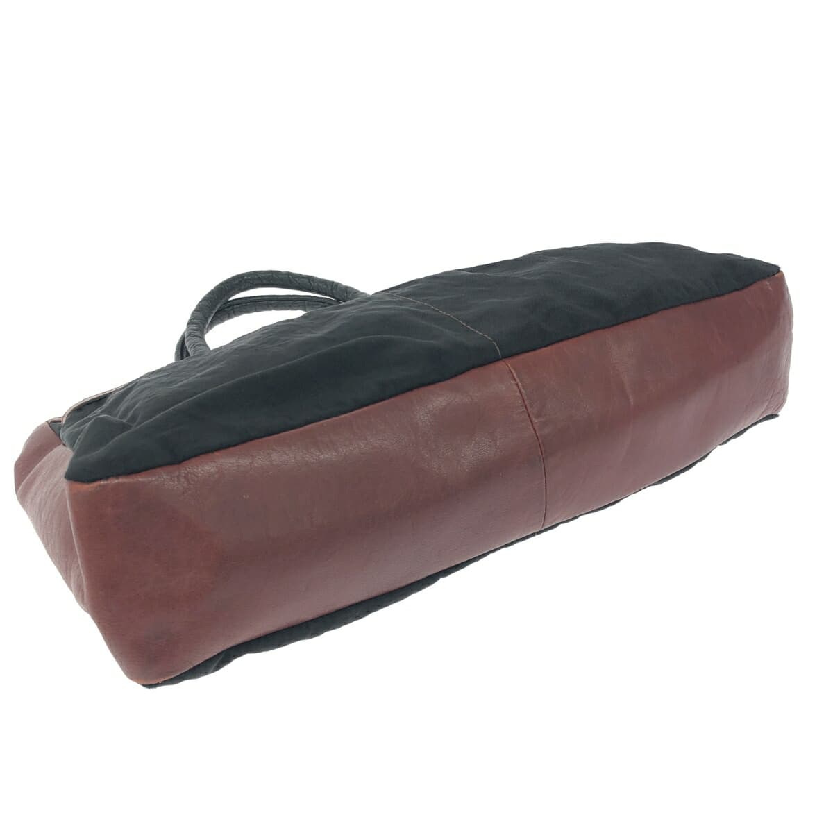 IBIZA Ibiza Tote Bag Nylon × Leather Black Women's 4