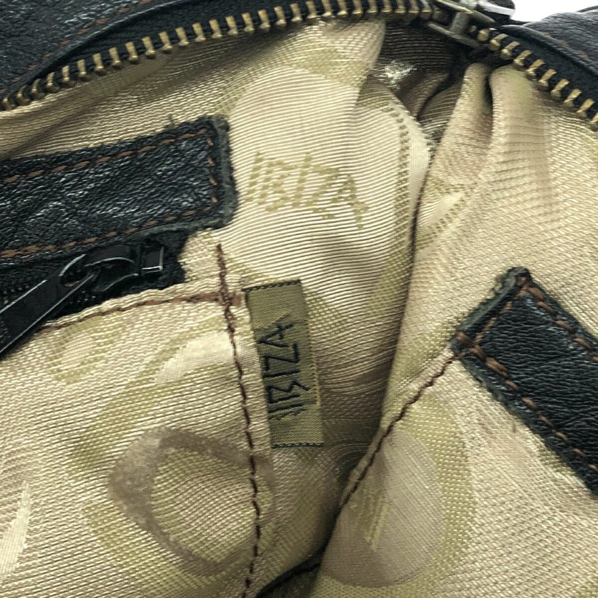 IBIZA Ibiza Tote Bag Nylon × Leather Black Women's 6