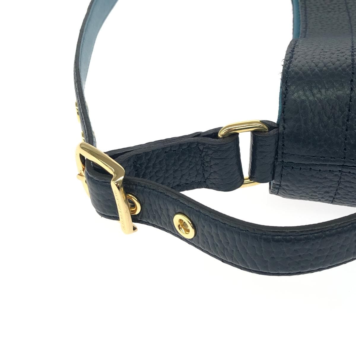 A.D.M.J (Accessoires De Mademoiselle) Accessoires De Mademoiselle Jap One Shoulder Bag Excellent Condition Leather Navy Women's 7