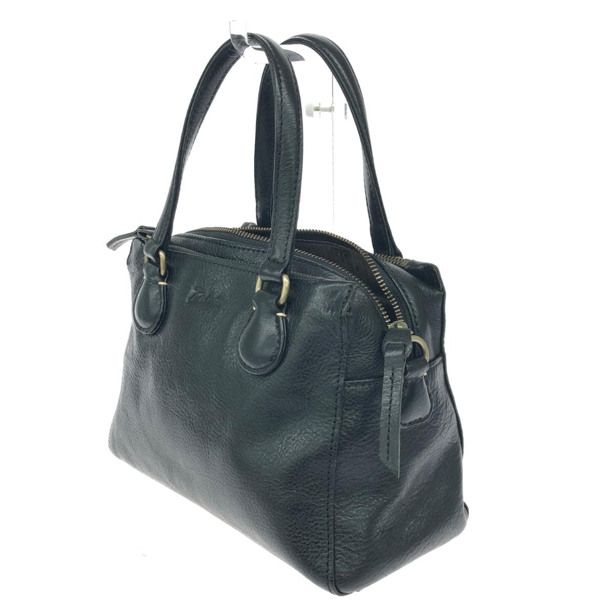 DAKOTA 2WAY Bag Good Condition Leather Black Women's 4