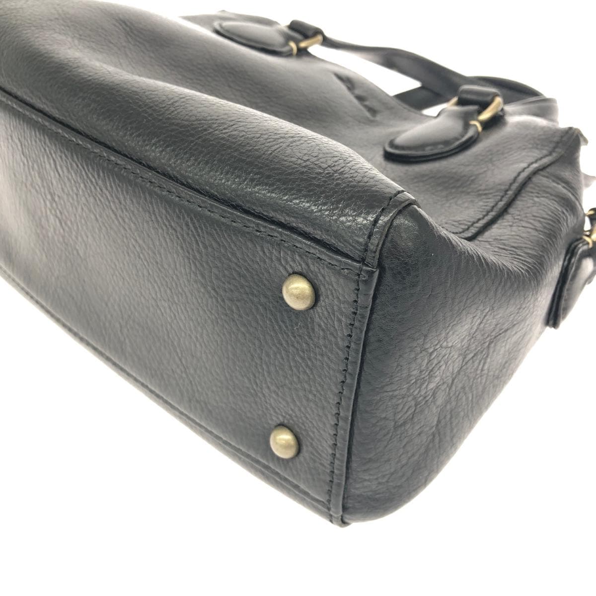 DAKOTA 2WAY Bag Good Condition Leather Black Women's 8