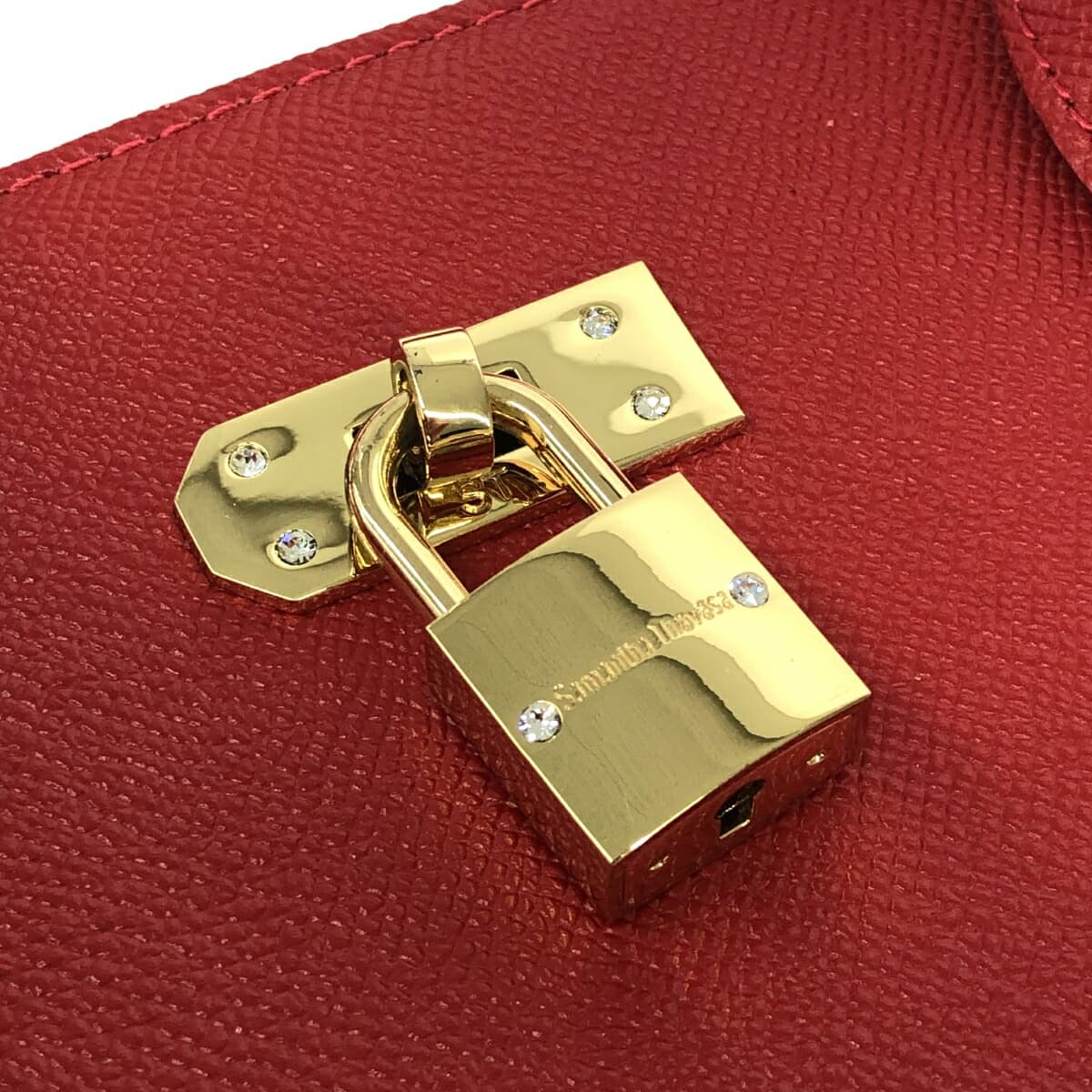 Samantha Thavasa Tote Bag Good Condition Red Women's 5