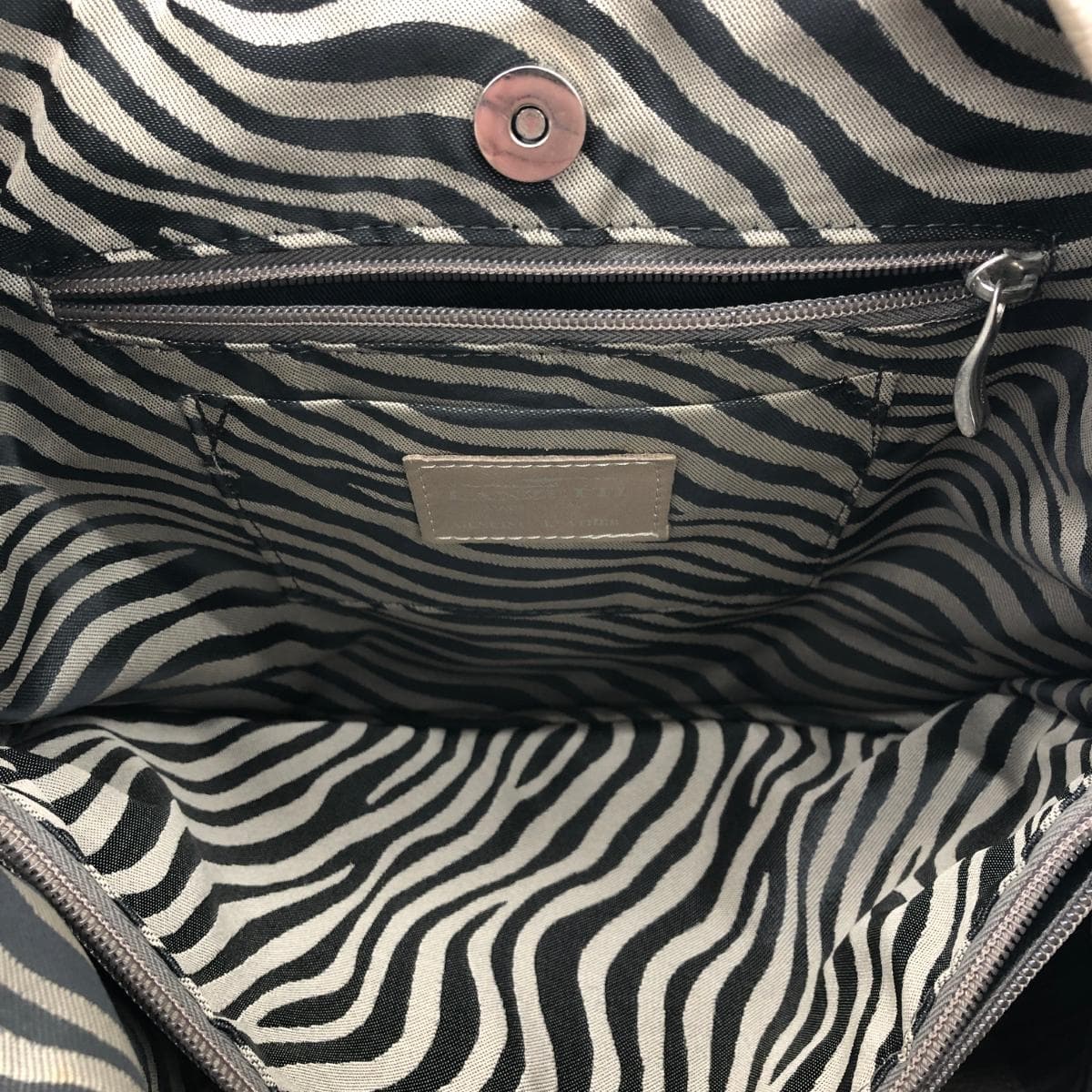 LANZETTI Tote Bag - Basket Bag - Greige for Women 4